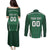 Custom Northern Ireland Football Couples Matching Puletasi and Long Sleeve Button Shirt Norn Iron Go Champions