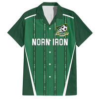 Custom Northern Ireland Football Family Matching Long Sleeve Bodycon Dress and Hawaiian Shirt Norn Iron Go Champions