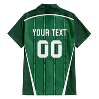 Custom Northern Ireland Football Family Matching Off The Shoulder Long Sleeve Dress and Hawaiian Shirt Norn Iron Go Champions