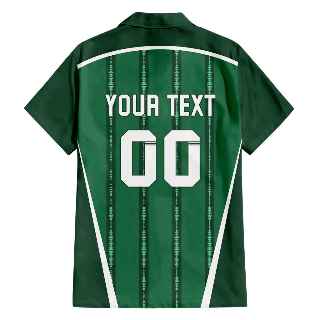 Custom Northern Ireland Football Family Matching Puletasi and Hawaiian Shirt Norn Iron Go Champions