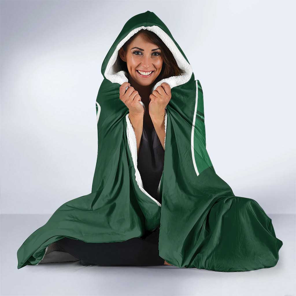 Custom Northern Ireland Football Hooded Blanket Norn Iron Go Champions
