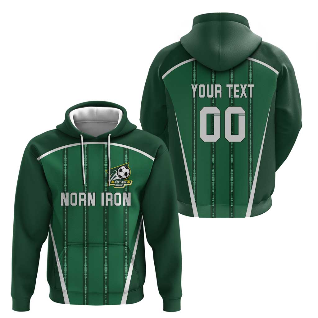 Custom Northern Ireland Football Hoodie Norn Iron Go Champions