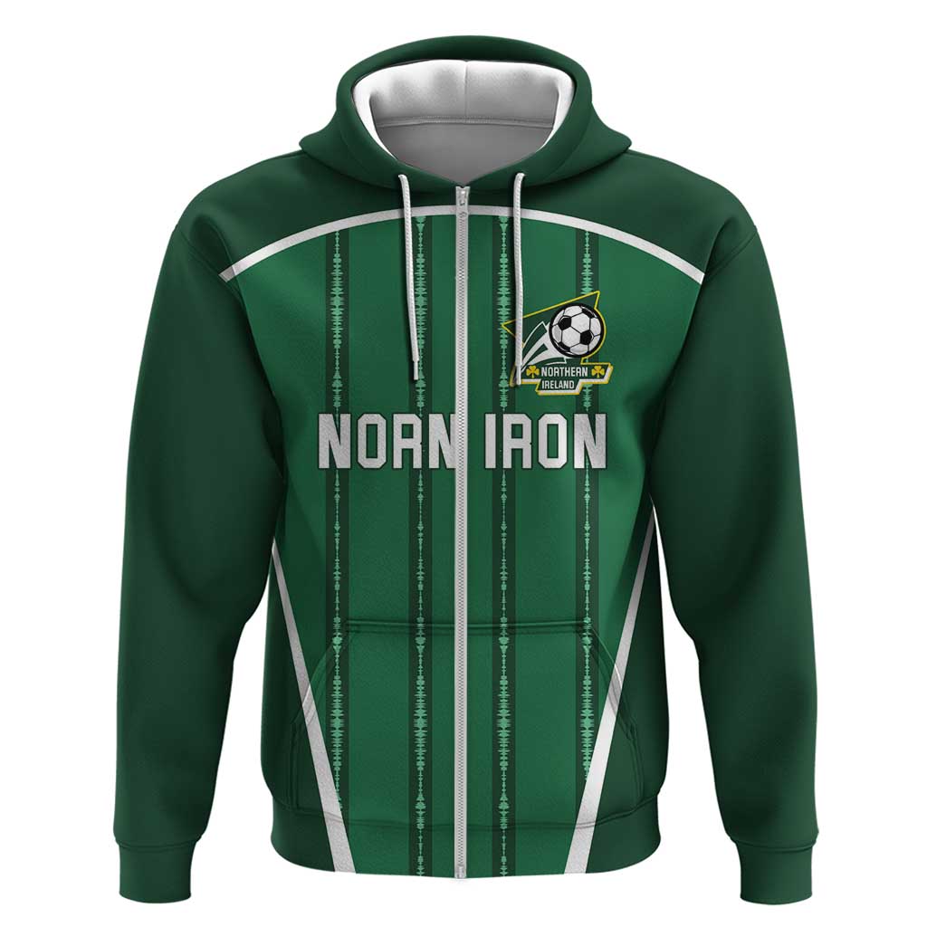 Custom Northern Ireland Football Hoodie Norn Iron Go Champions