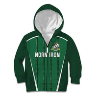 Custom Northern Ireland Football Kid Hoodie Norn Iron Go Champions