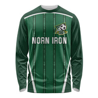 Custom Northern Ireland Football Long Sleeve Shirt Norn Iron Go Champions