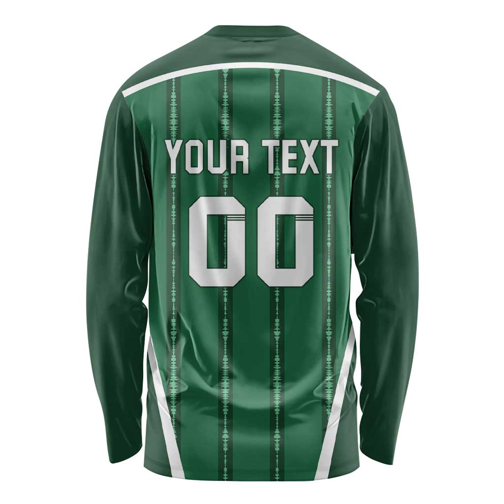 Custom Northern Ireland Football Long Sleeve Shirt Norn Iron Go Champions