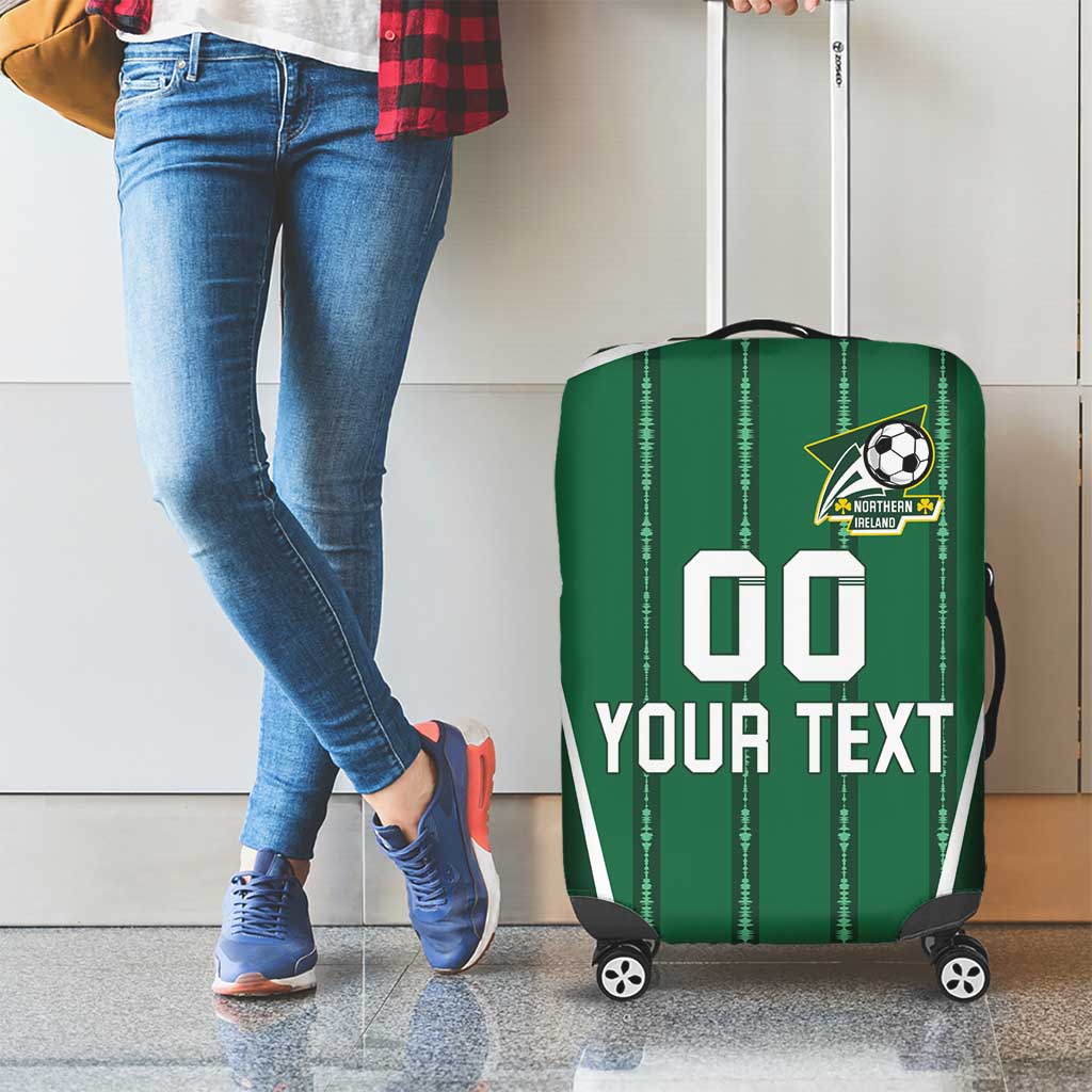 Custom Northern Ireland Football Luggage Cover Norn Iron Go Champions