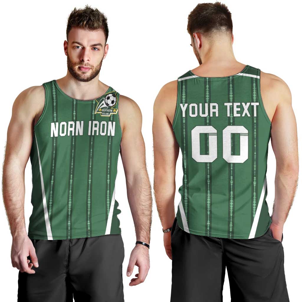 Custom Northern Ireland Football Men Tank Top Norn Iron Go Champions