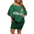Custom Northern Ireland Football Off Shoulder Short Dress Norn Iron Go Champions