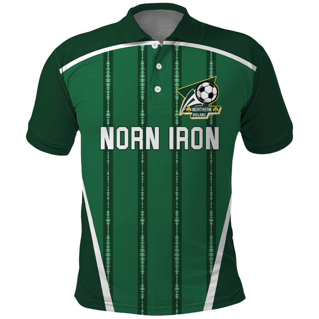 Custom Northern Ireland Football Polo Shirt Norn Iron Go Champions