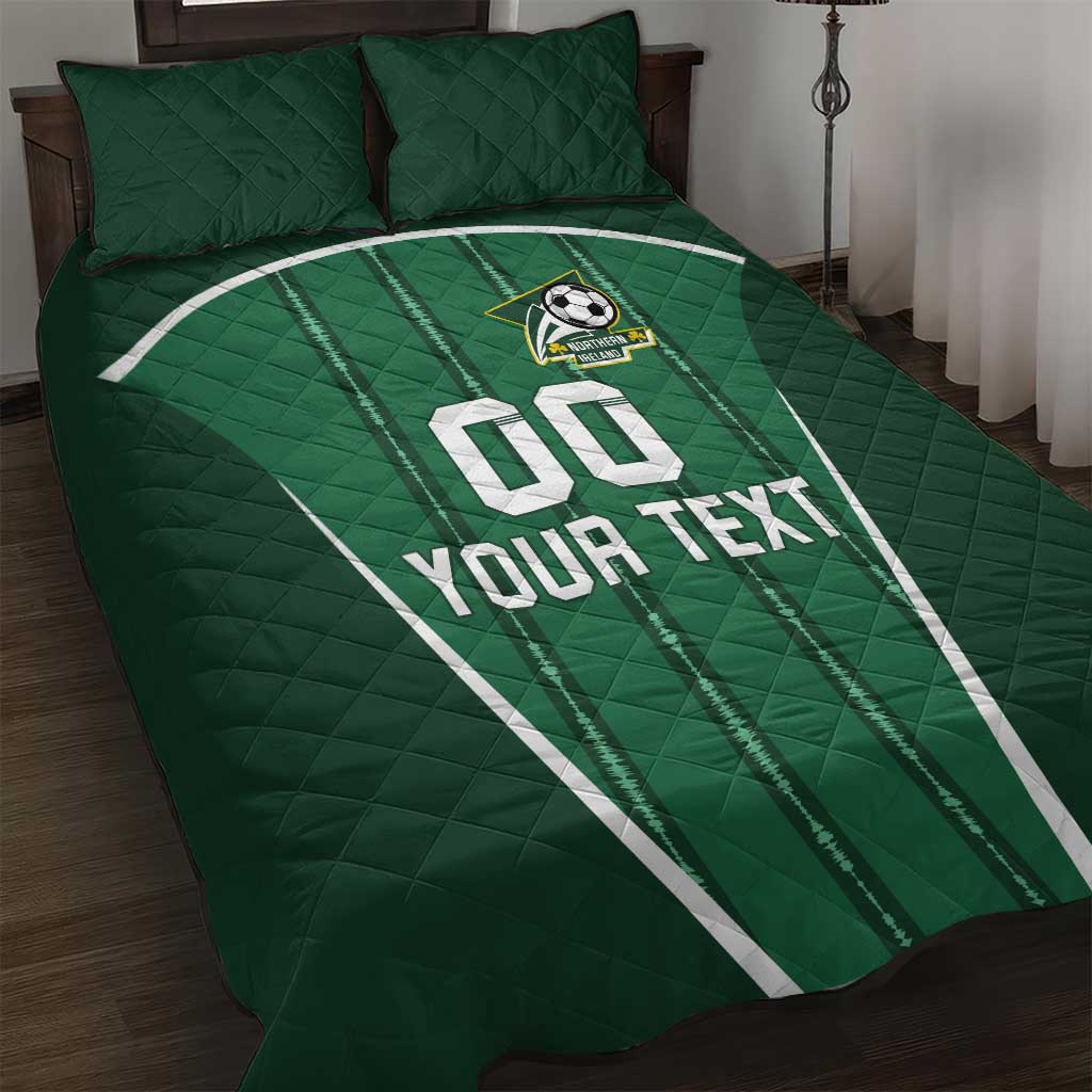 Custom Northern Ireland Football Quilt Bed Set Norn Iron Go Champions