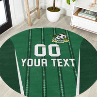 Custom Northern Ireland Football Round Carpet Norn Iron Go Champions