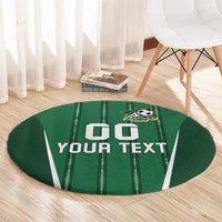 Custom Northern Ireland Football Round Carpet Norn Iron Go Champions