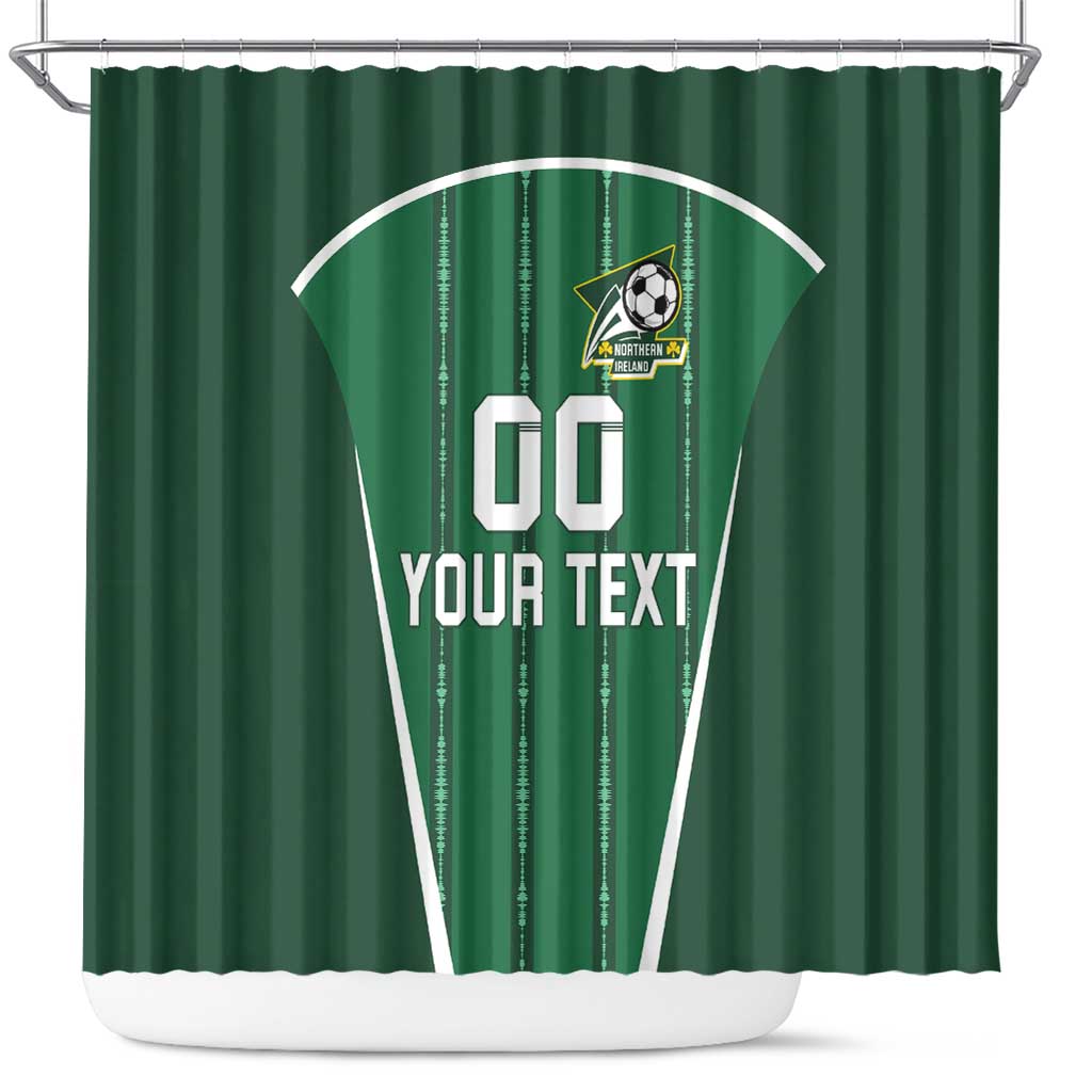 Custom Northern Ireland Football Shower Curtain Norn Iron Go Champions