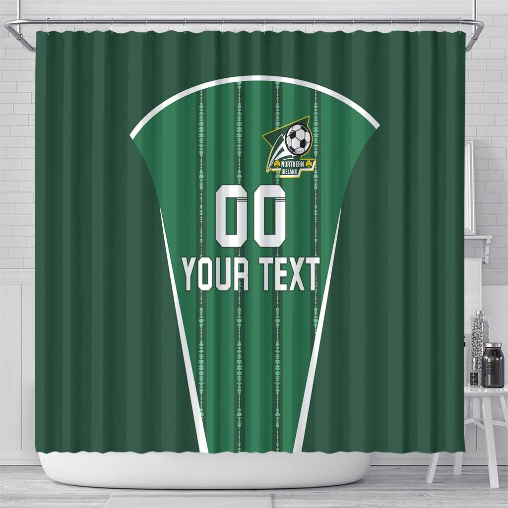 Custom Northern Ireland Football Shower Curtain Norn Iron Go Champions