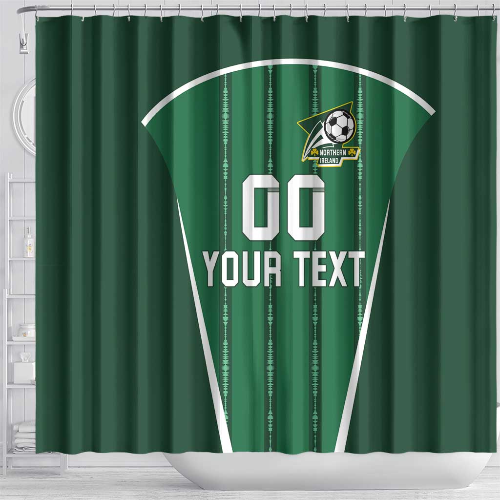 Custom Northern Ireland Football Shower Curtain Norn Iron Go Champions