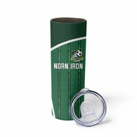 Custom Northern Ireland Football Skinny Tumbler Norn Iron Go Champions