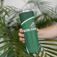 Custom Northern Ireland Football Skinny Tumbler Norn Iron Go Champions