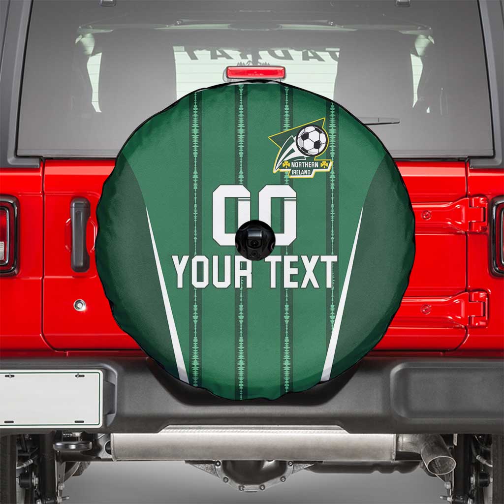 Custom Northern Ireland Football Spare Tire Cover Norn Iron Go Champions