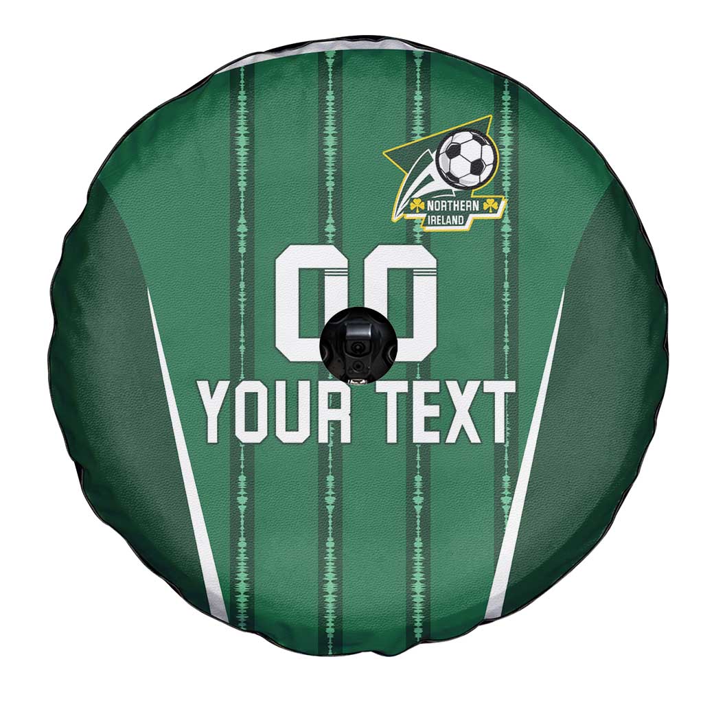 Custom Northern Ireland Football Spare Tire Cover Norn Iron Go Champions