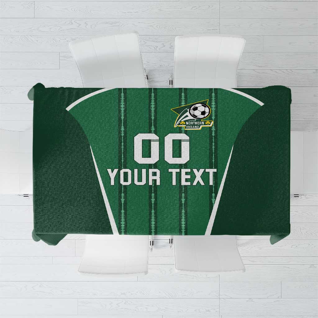 Custom Northern Ireland Football Tablecloth Norn Iron Go Champions