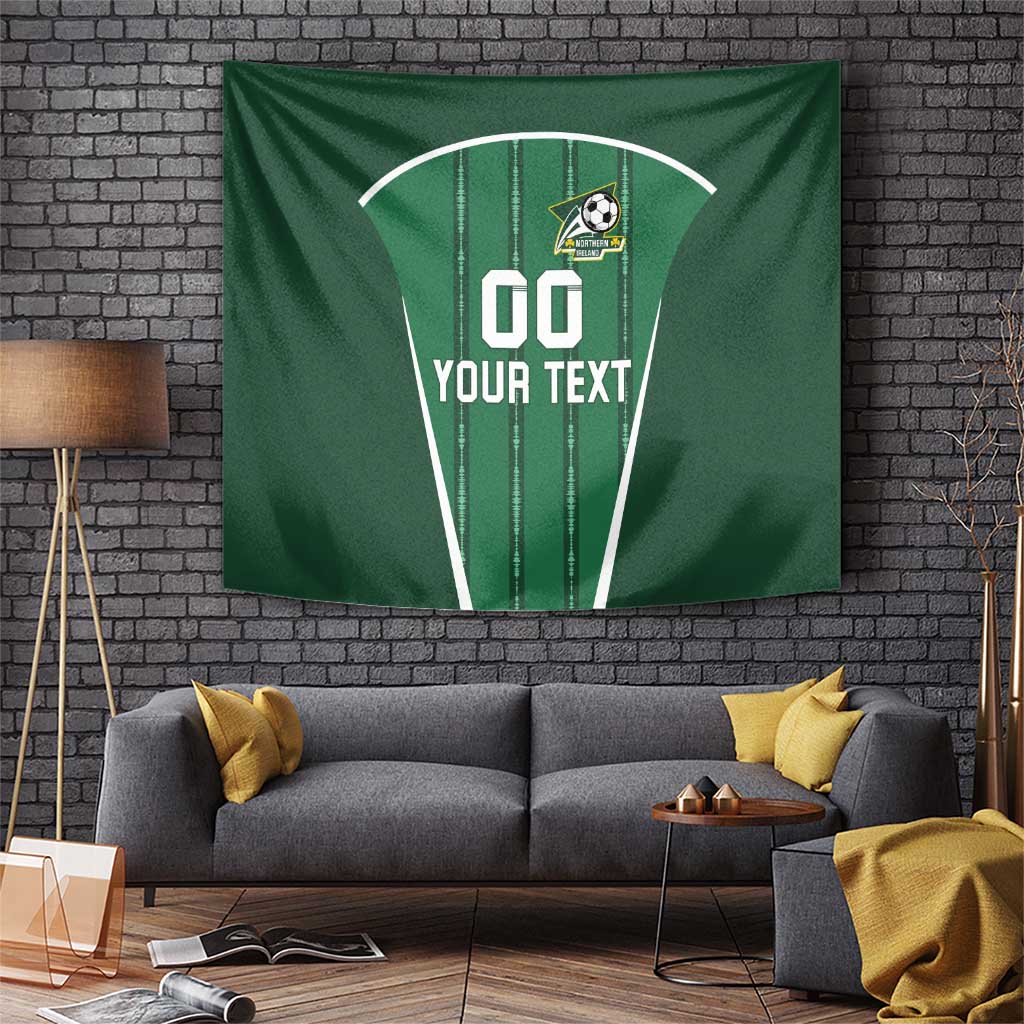 Custom Northern Ireland Football Tapestry Norn Iron Go Champions