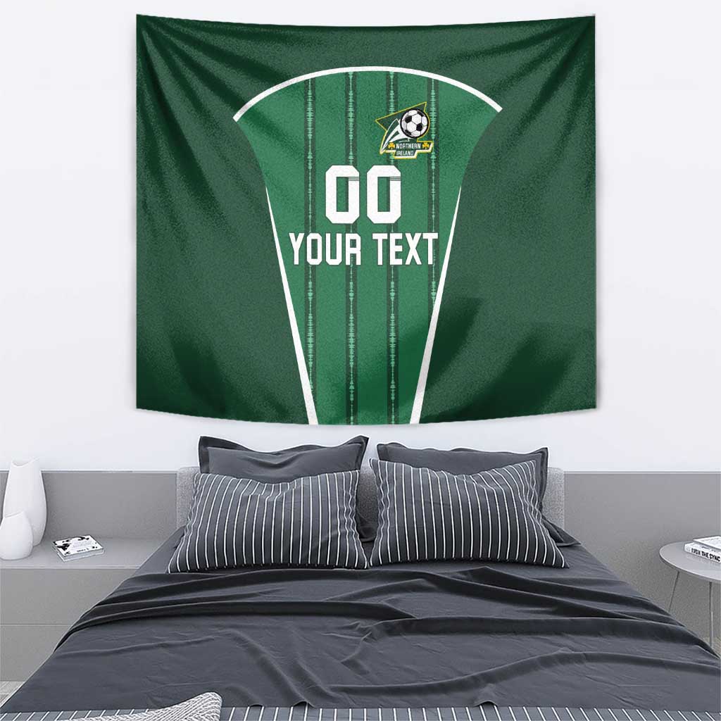 Custom Northern Ireland Football Tapestry Norn Iron Go Champions