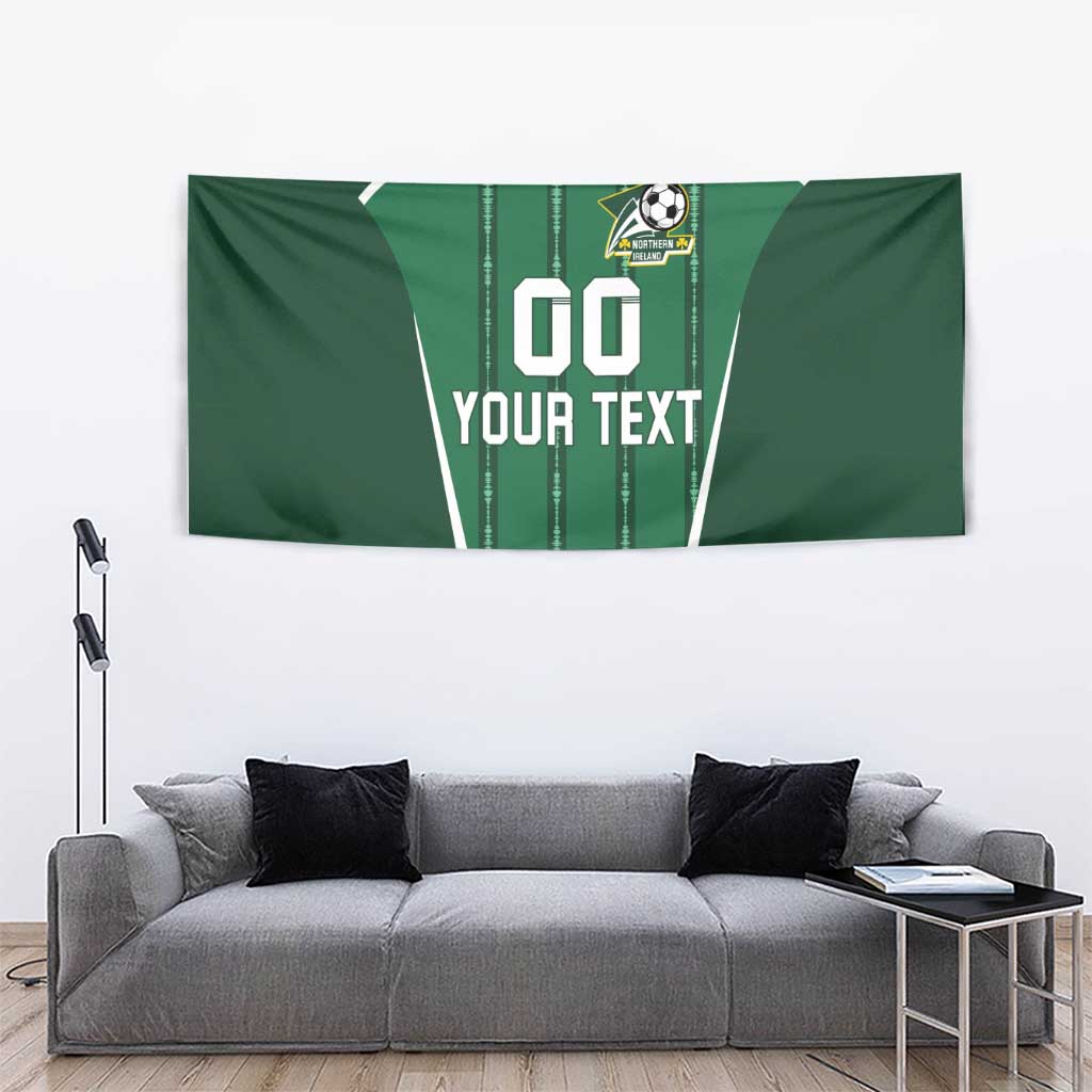 Custom Northern Ireland Football Tapestry Norn Iron Go Champions