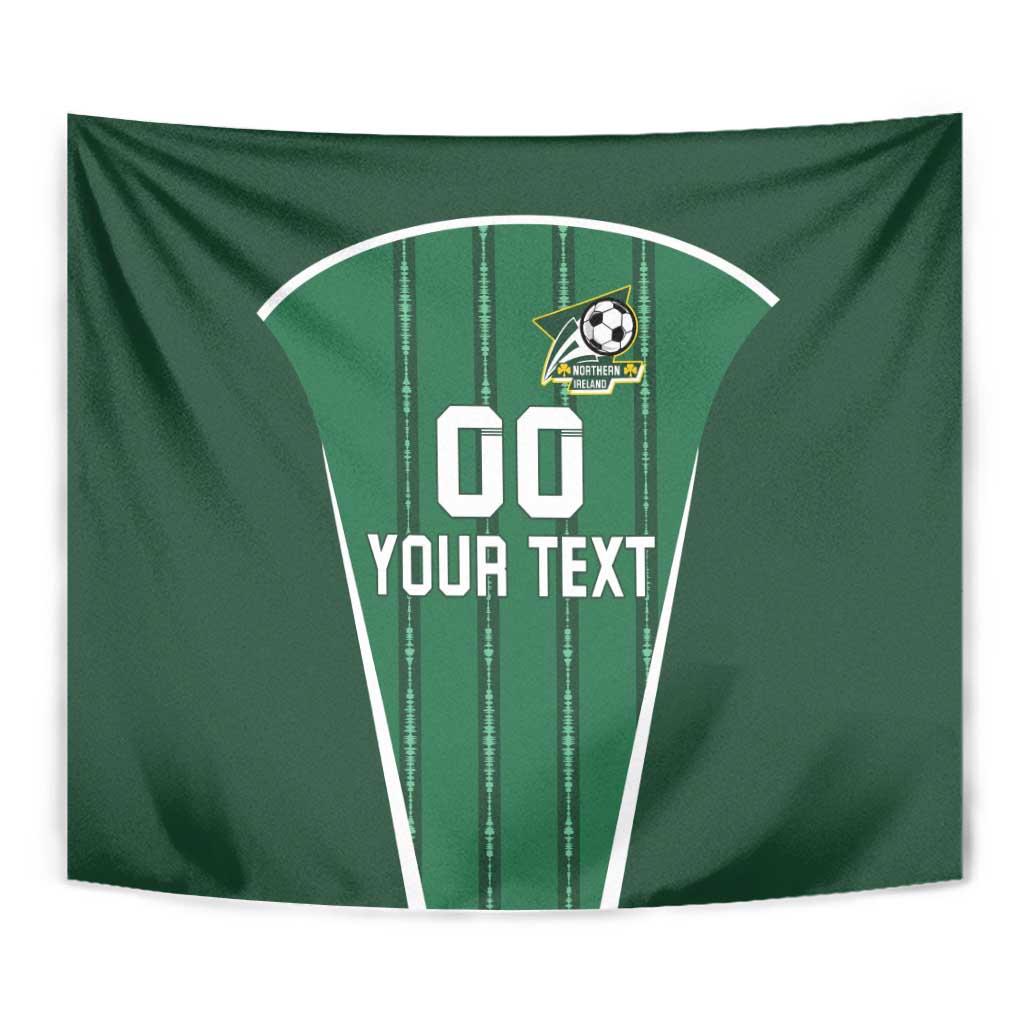 Custom Northern Ireland Football Tapestry Norn Iron Go Champions