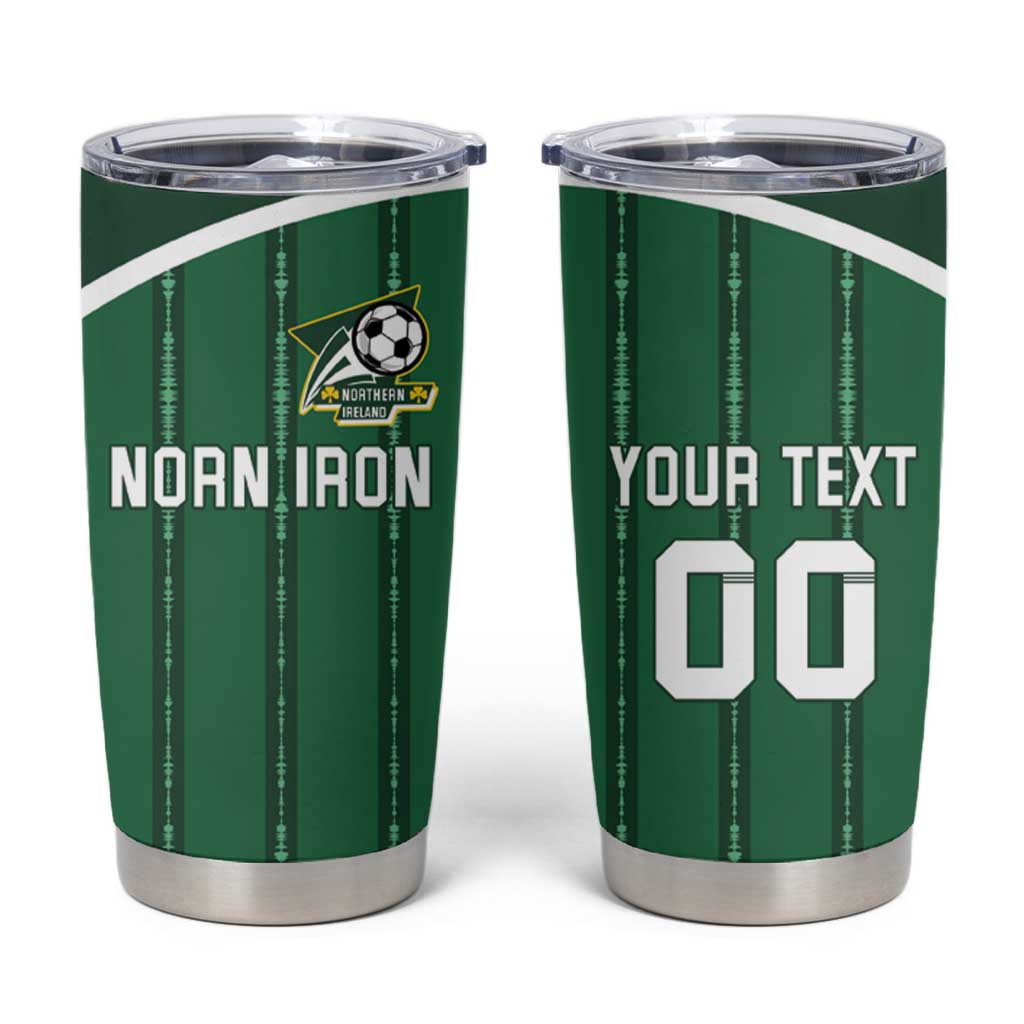 Custom Northern Ireland Football Tumbler Cup Norn Iron Go Champions