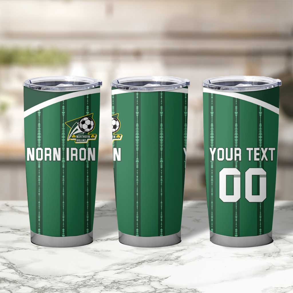 Custom Northern Ireland Football Tumbler Cup Norn Iron Go Champions