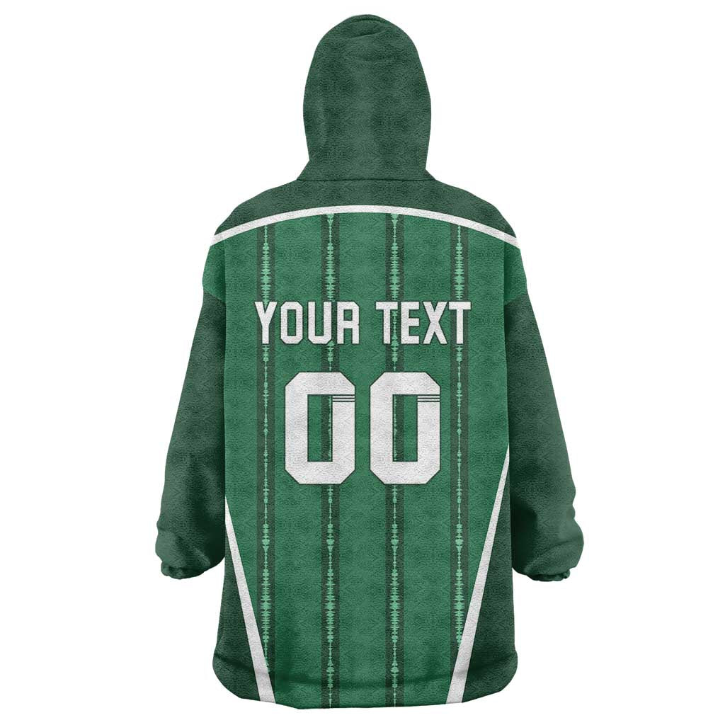 Custom Northern Ireland Football Wearable Blanket Hoodie Norn Iron Go Champions