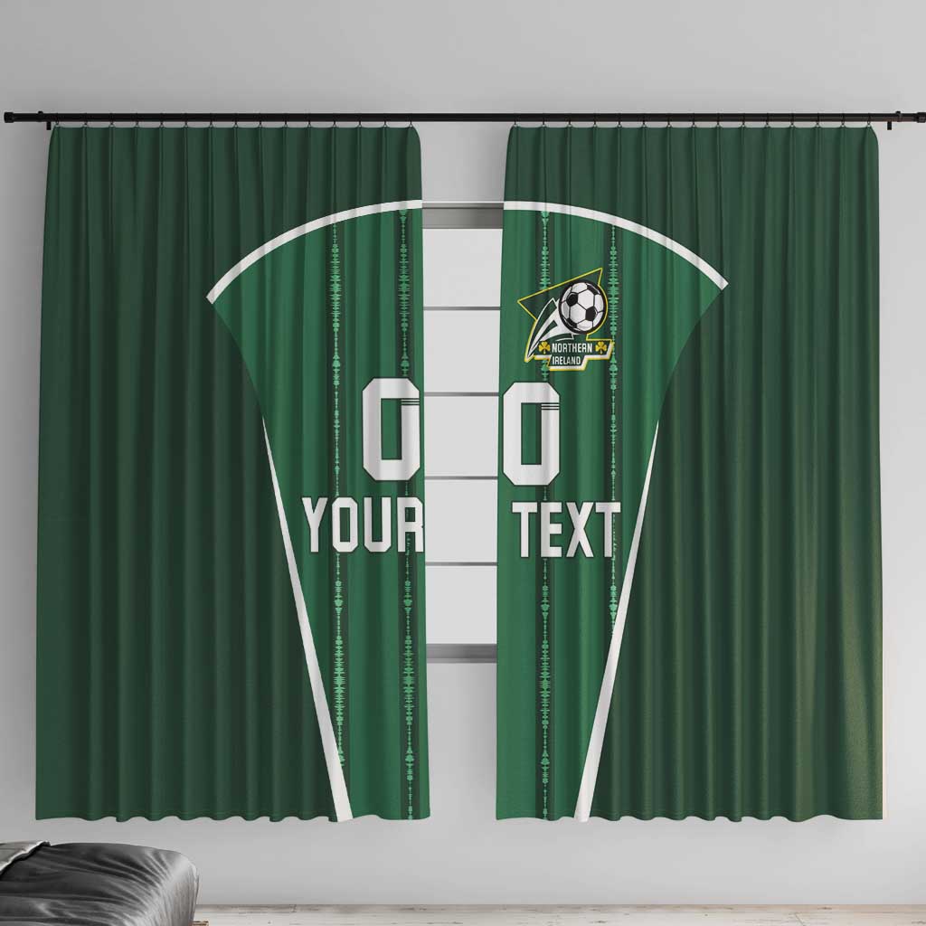 Custom Northern Ireland Football Window Curtain Norn Iron Go Champions