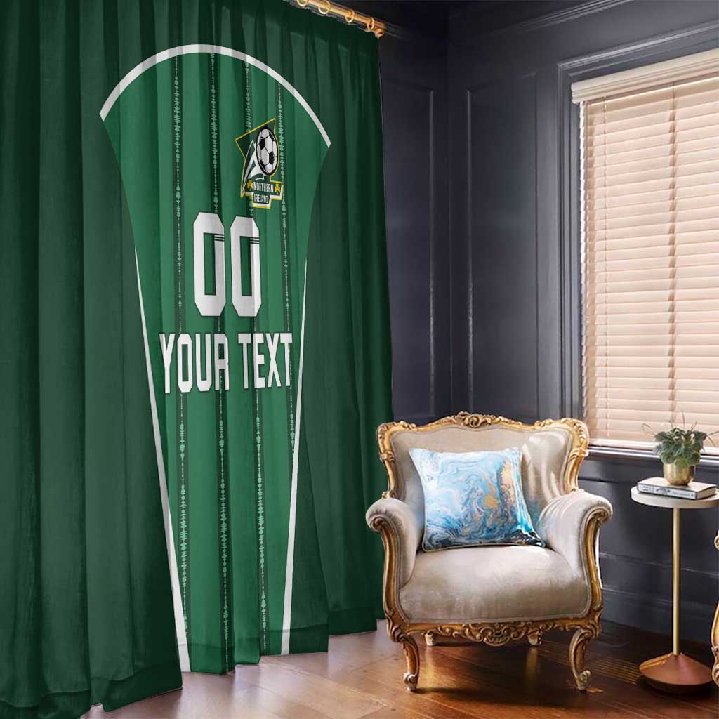 Custom Northern Ireland Football Window Curtain Norn Iron Go Champions