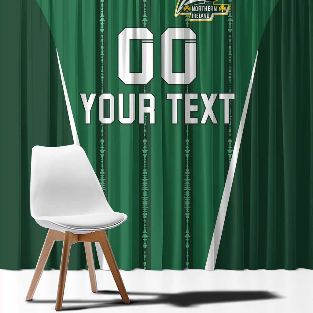 Custom Northern Ireland Football Window Curtain Norn Iron Go Champions