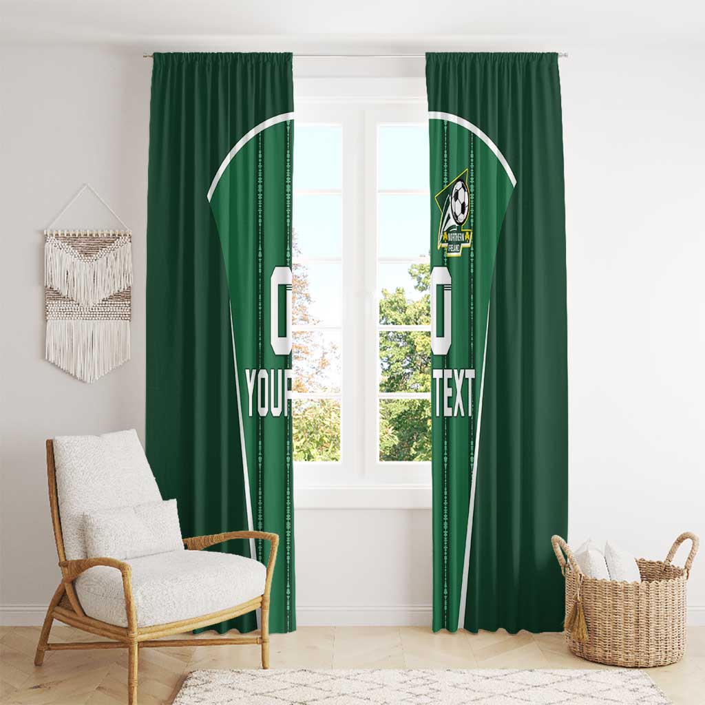 Custom Northern Ireland Football Window Curtain Norn Iron Go Champions