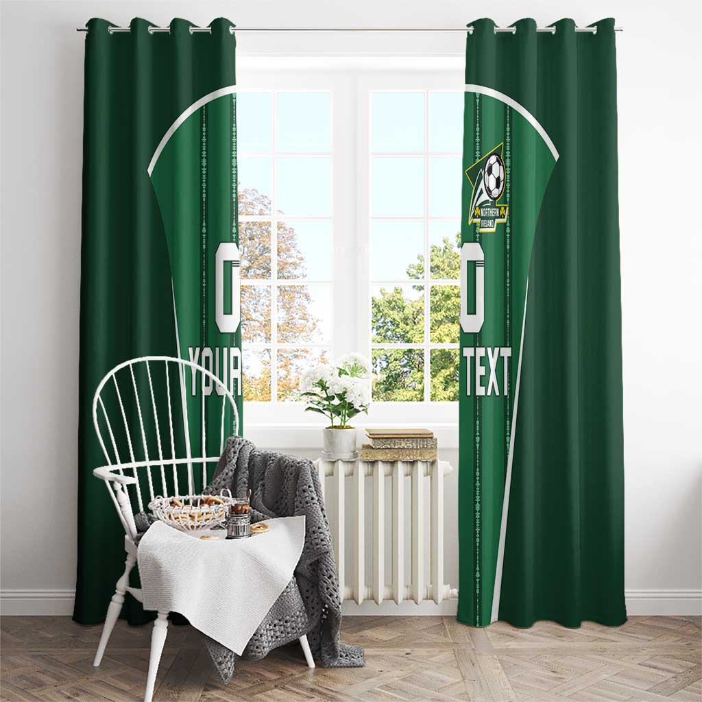 Custom Northern Ireland Football Window Curtain Norn Iron Go Champions