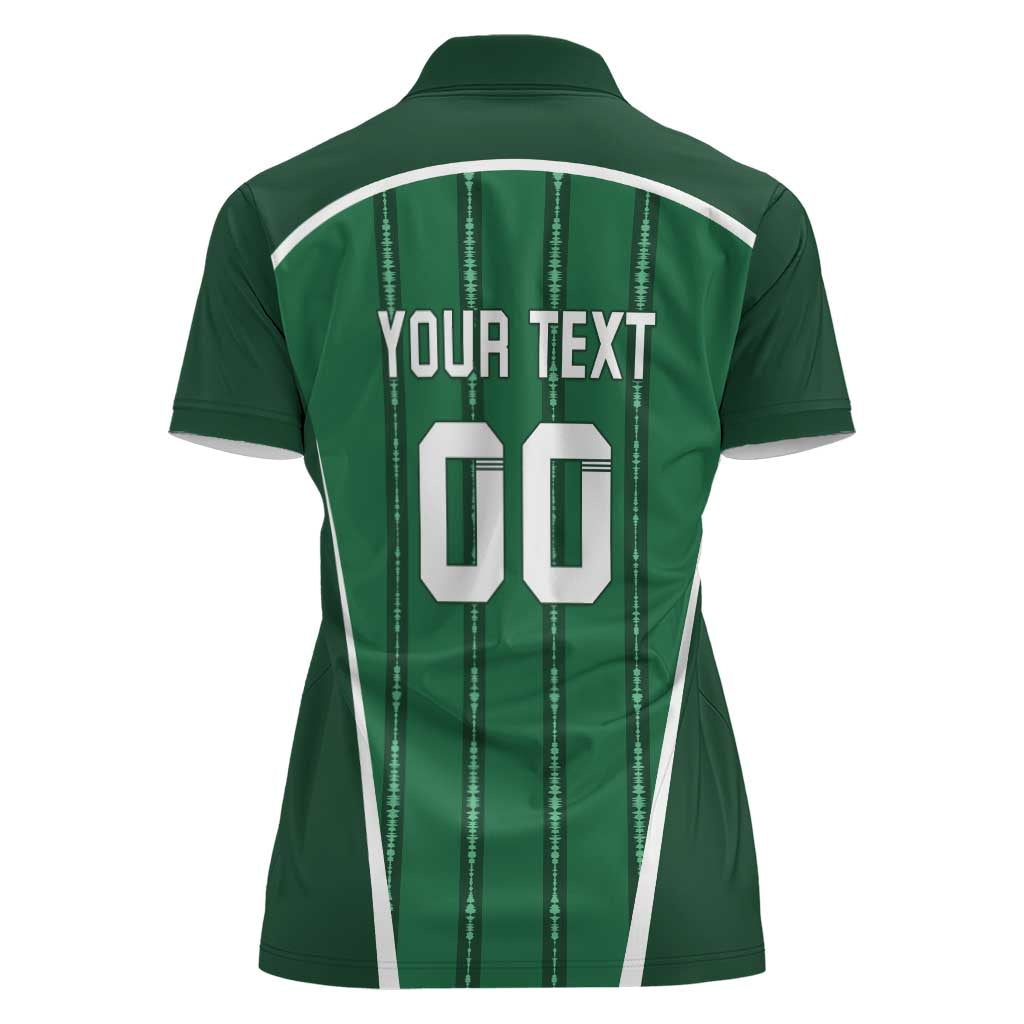 Custom Northern Ireland Football Women Polo Shirt Norn Iron Go Champions