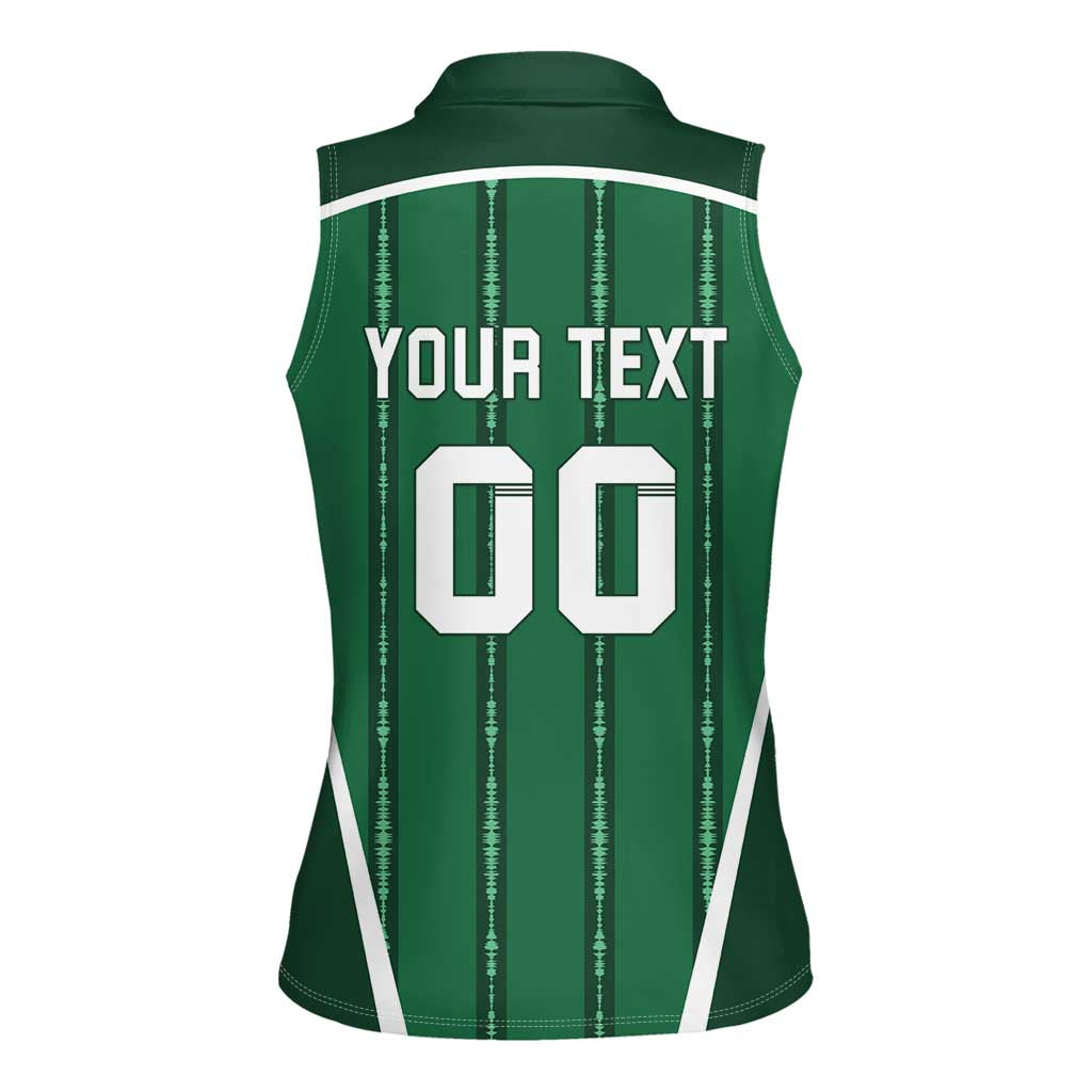 Custom Northern Ireland Football Women Sleeveless Polo Shirt Norn Iron Go Champions