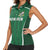 Custom Northern Ireland Football Women Sleeveless Polo Shirt Norn Iron Go Champions