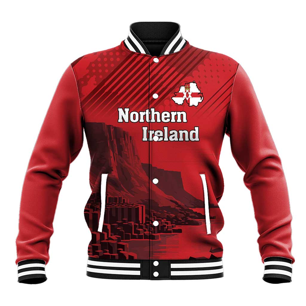 Personalized Northern Ireland Baseball Jacket Giant’s Causeway Retro Style