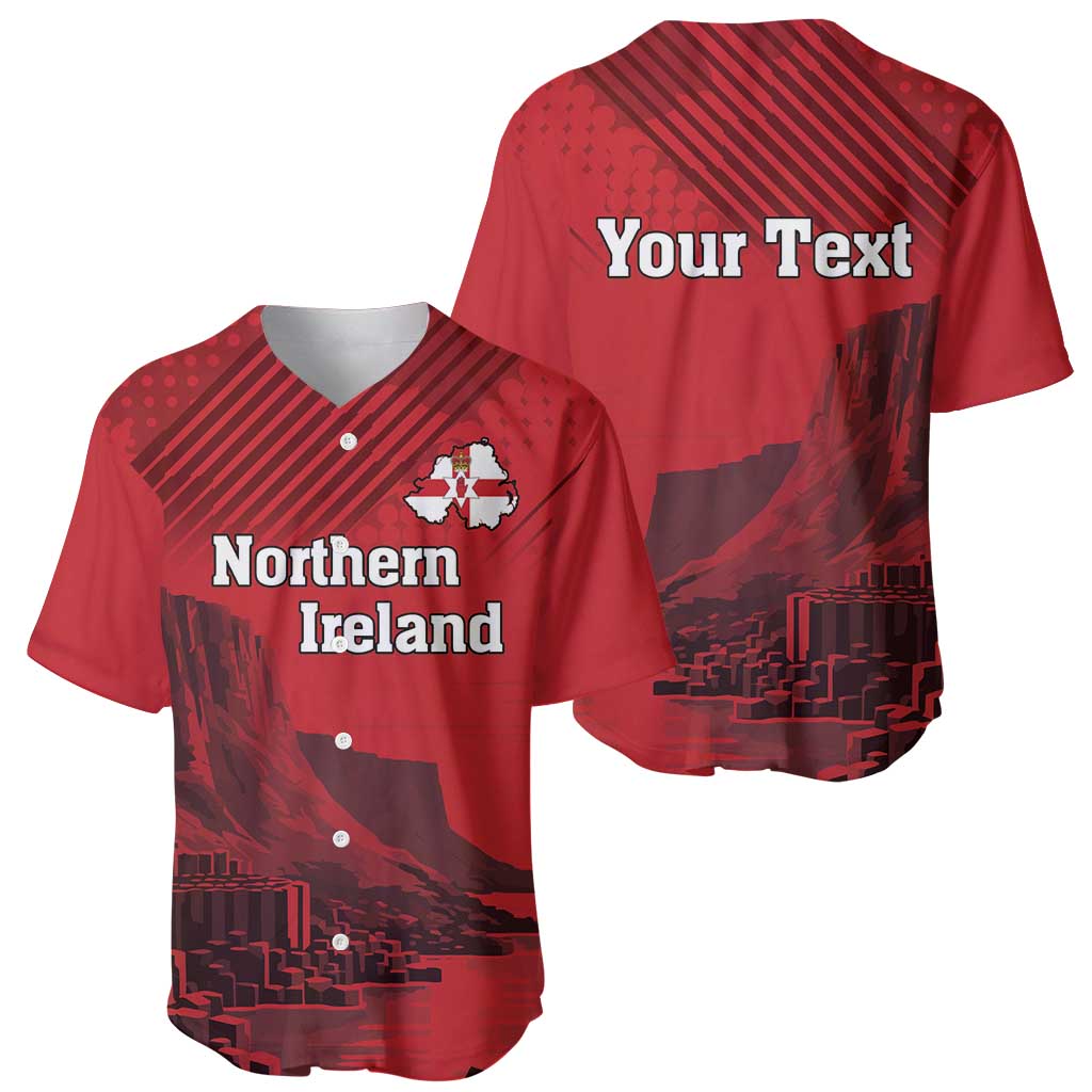 Personalized Northern Ireland Baseball Jersey Giant’s Causeway Retro Style