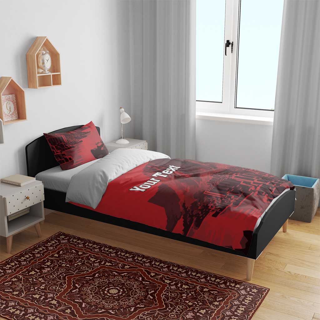 Personalized Northern Ireland Bedding Set Giant’s Causeway Retro Style