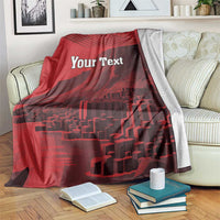 Personalized Northern Ireland Blanket Giant’s Causeway Retro Style