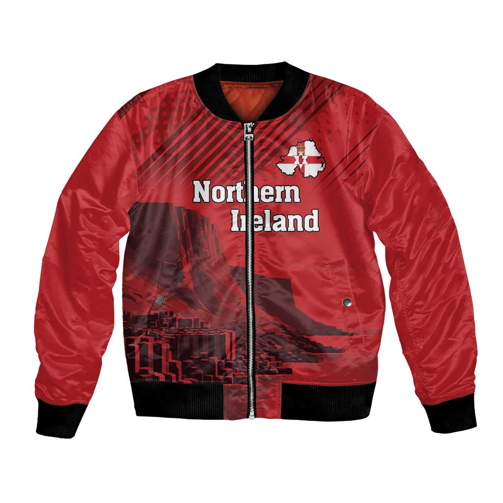 Personalized Northern Ireland Bomber Jacket Giant’s Causeway Retro Style