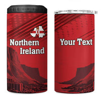 Personalized Northern Ireland 4 in 1 Can Cooler Tumbler Giant’s Causeway Retro Style