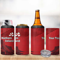 Personalized Northern Ireland 4 in 1 Can Cooler Tumbler Giant’s Causeway Retro Style