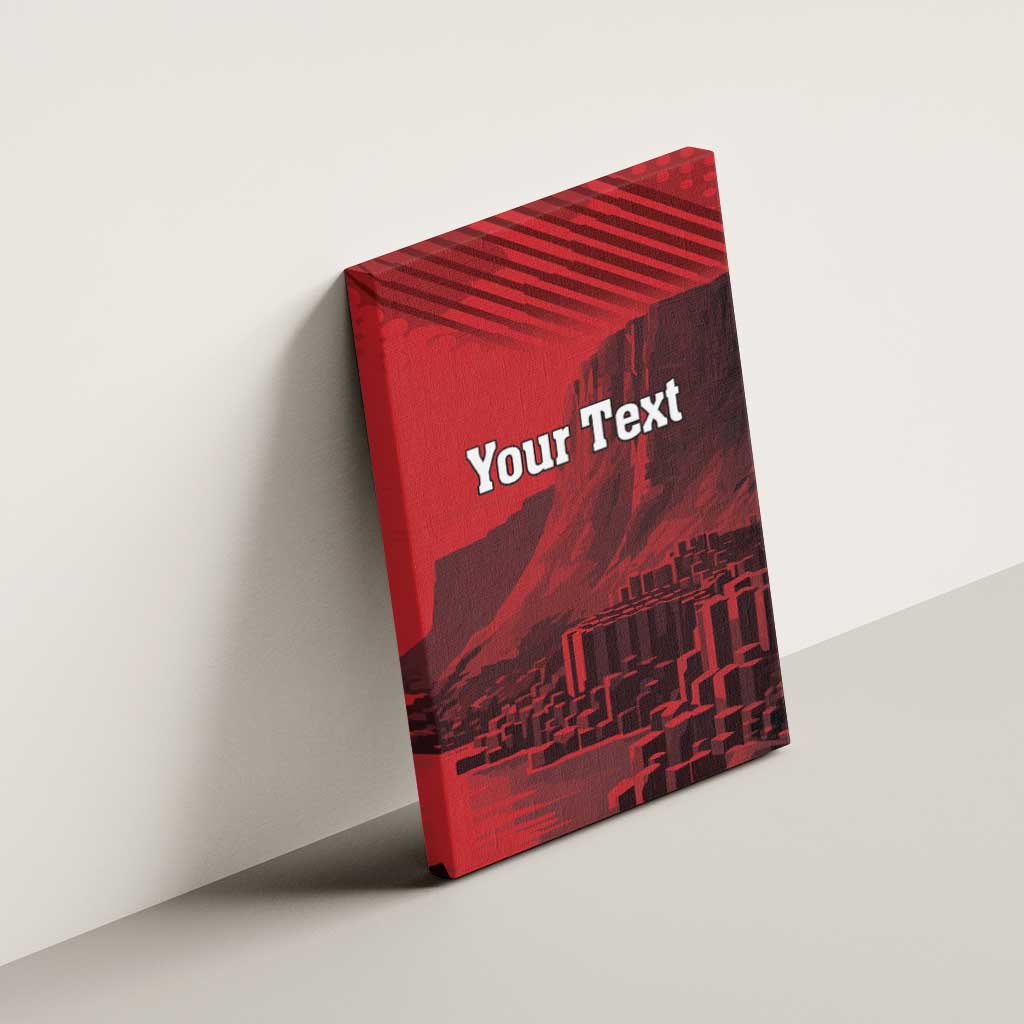 Personalized Northern Ireland Canvas Wall Art Giant’s Causeway Retro Style