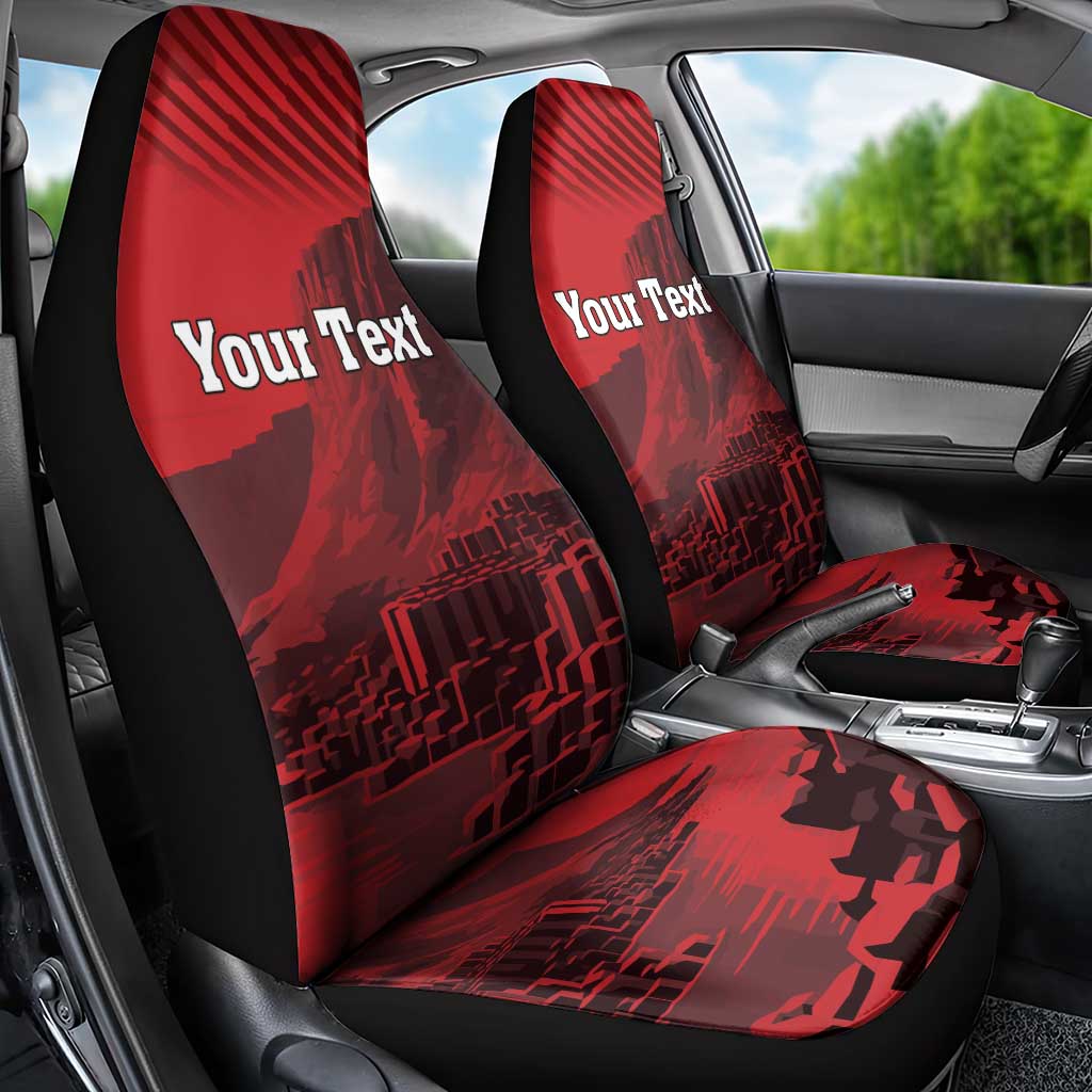 Personalized Northern Ireland Car Seat Cover Giant’s Causeway Retro Style