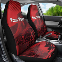 Personalized Northern Ireland Car Seat Cover Giant’s Causeway Retro Style